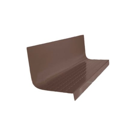 Roppe Rubber Raised Circular Stair Tread Square Nose 20.44in x 42in Light Brown 42962P147
